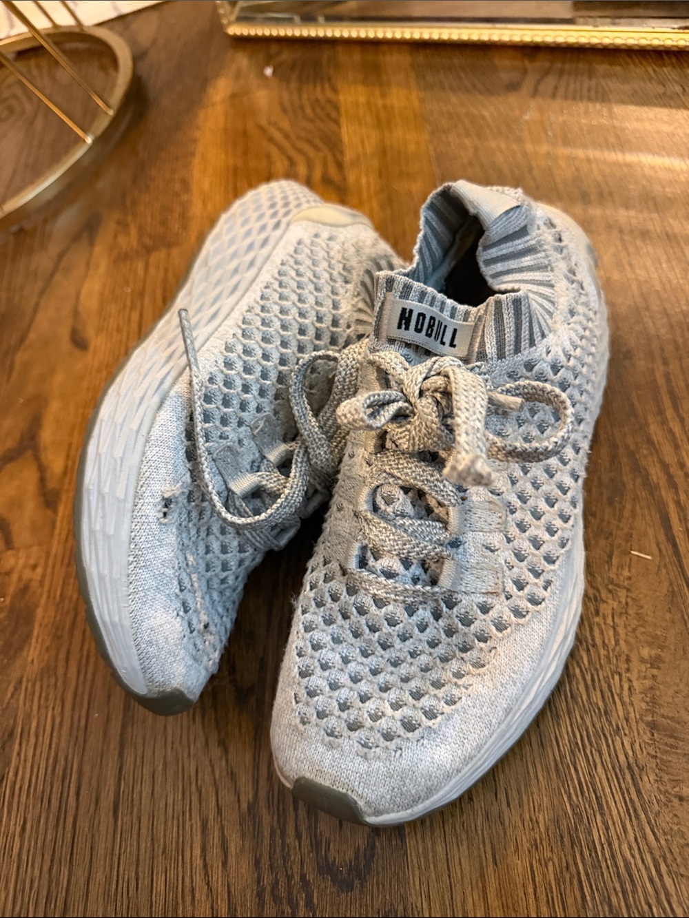 BiBi Light Gray Knit Slip-On Sneakers for Kids